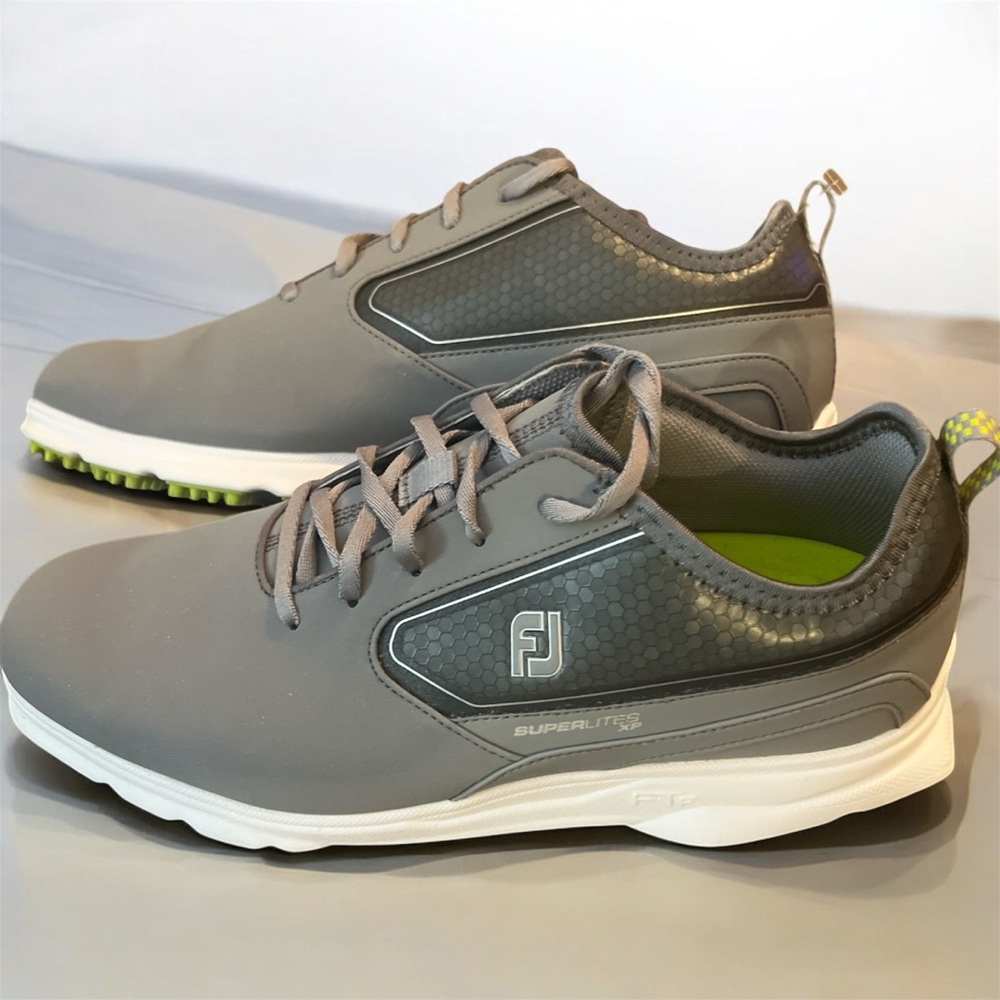FootJoy Gray and White Golf Shoes
